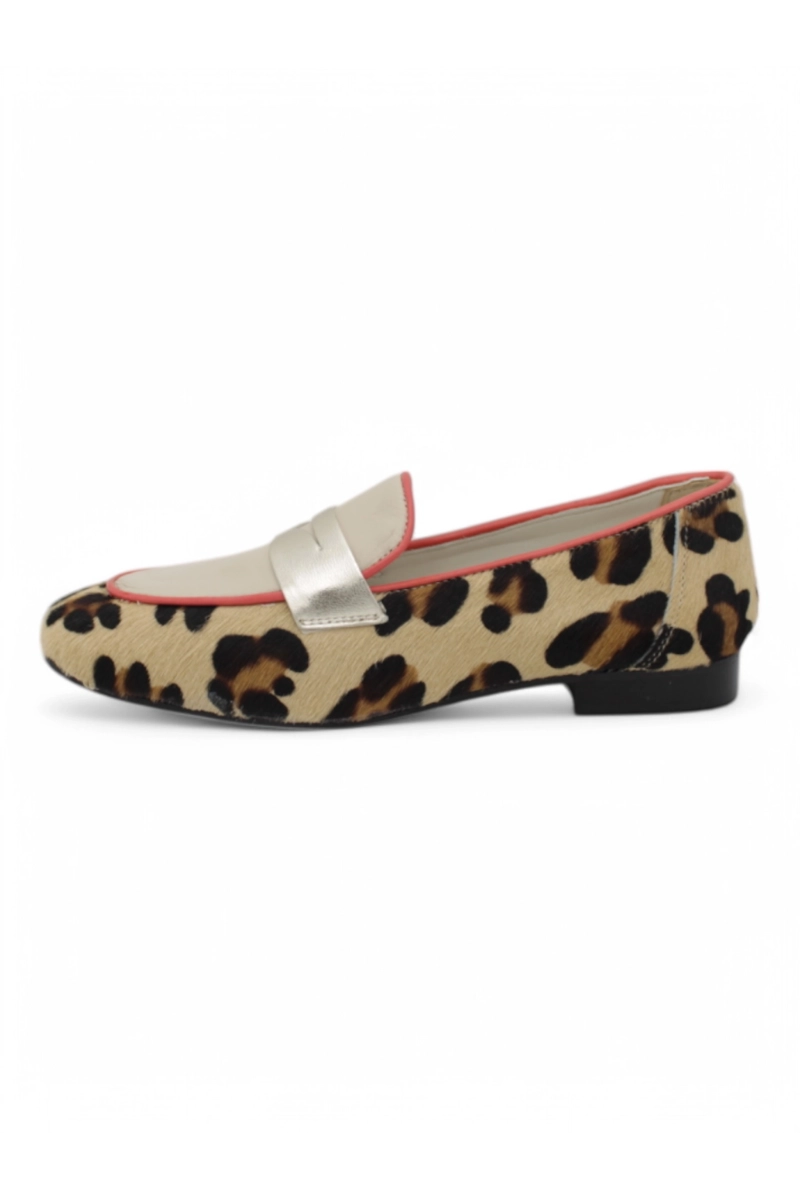 Mocassini Leopardati Beige Rosa | Scarpe Donna Eleganti 2025