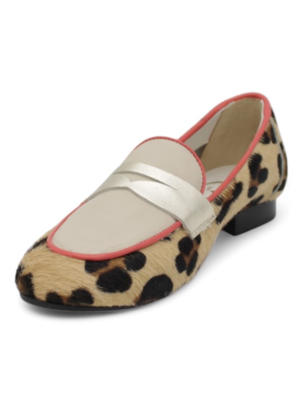 Mocassini Leopardati Beige Rosa | Scarpe Donna Eleganti 2025