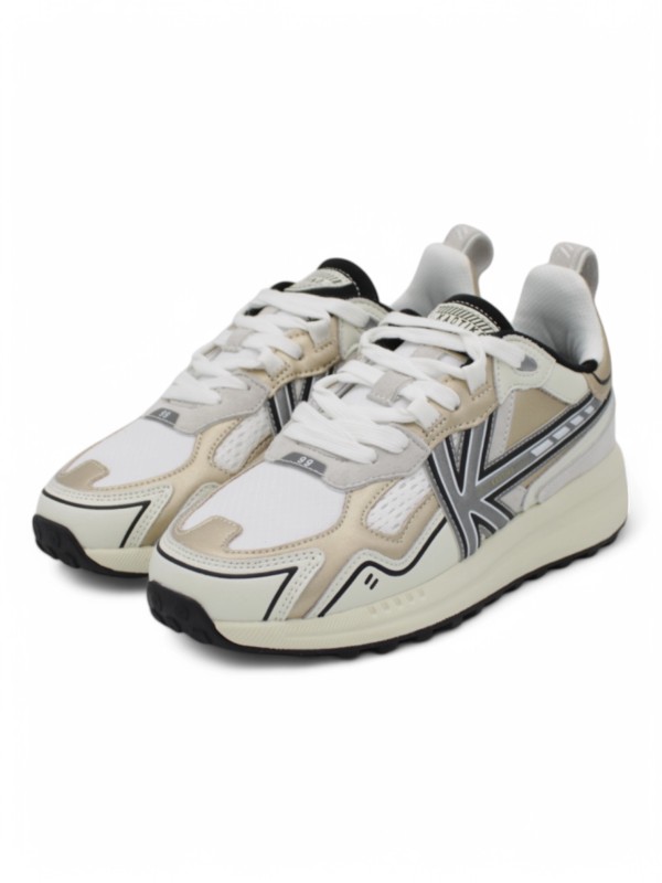 Sneakers Kaotiko da donna - Collezione Primavera/Estate 2025 - Dettagli oro e rosa