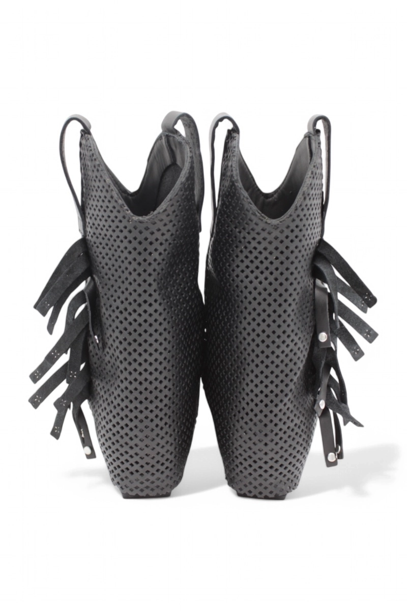 Mimmù Westernstiefel Schwarz F/S 2025 – Sommer-Cowboystiefel mit Absatz