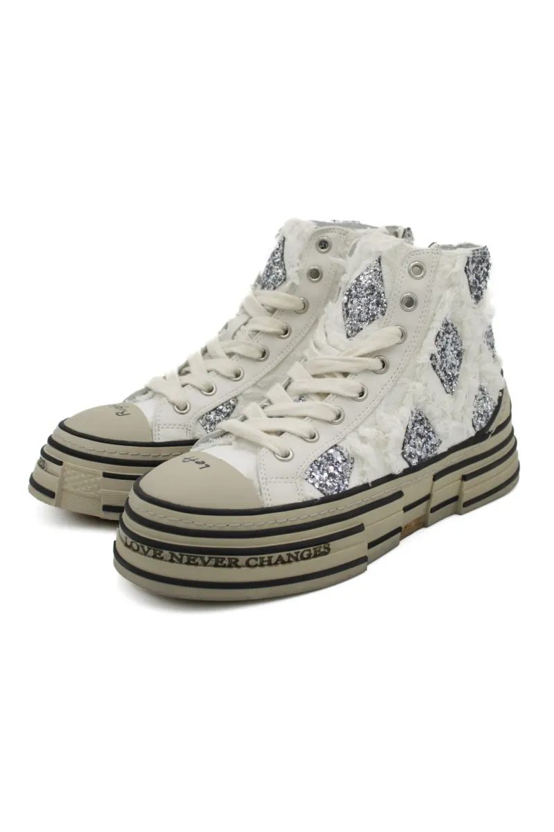 Sneakers alte glitter Rebecca White PE 2025 | Nekst Shoes